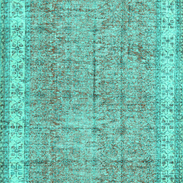Machine Washable Persian Turquoise Traditional Area Rugs, wshtr3572turq