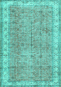 Persian Turquoise Traditional Rug, tr3572turq