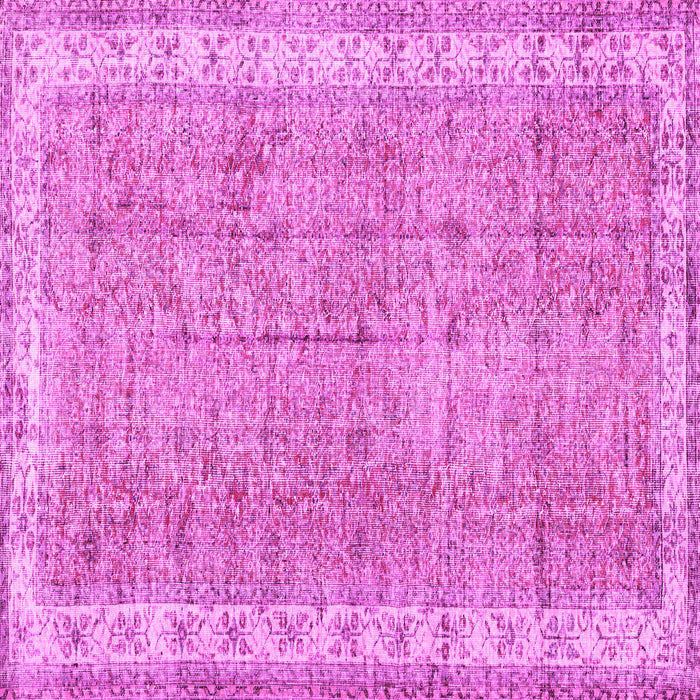 Square Persian Pink Traditional Rug, tr3572pnk