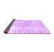 Sideview of Persian Purple Traditional Rug, tr3574pur