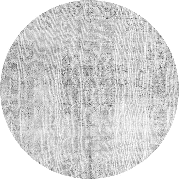 Square Persian Gray Traditional Rug, tr3574gry