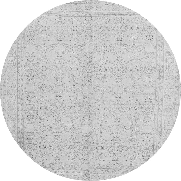 Square Persian Gray Traditional Rug, tr3575gry