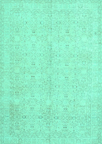 Persian Turquoise Traditional Rug, tr3575turq
