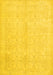 Persian Yellow Traditional Rug, tr3575yw