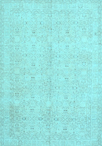 Persian Light Blue Traditional Rug, tr3575lblu