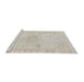 Sideview of Machine Washable Traditional Gold Rug, wshtr3576