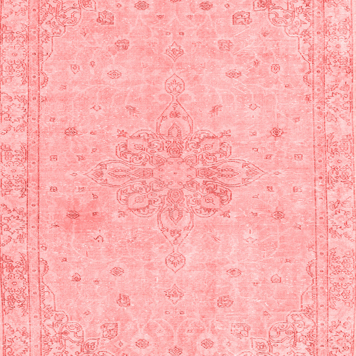 Machine Washable Persian Red Traditional Rug, wshtr3576red