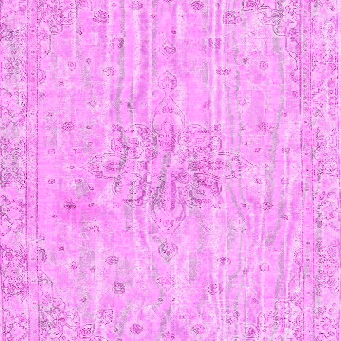 Machine Washable Persian Pink Traditional Rug, wshtr3576pnk