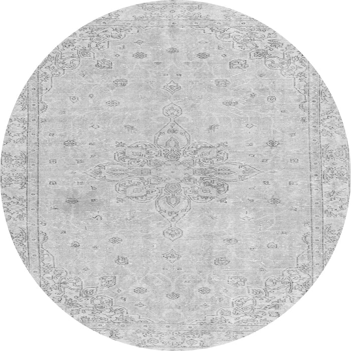 Machine Washable Persian Gray Traditional Rug, wshtr3576gry