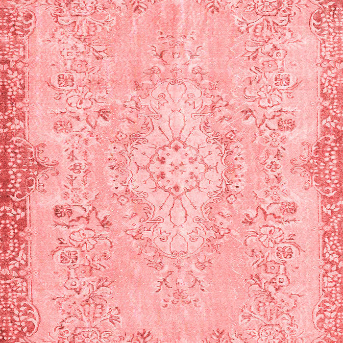 Machine Washable Persian Red Traditional Rug, wshtr3577red