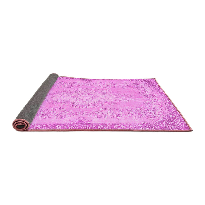 Sideview of Persian Pink Traditional Rug, tr3577pnk