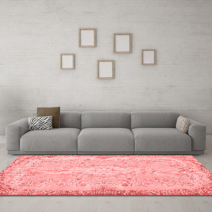 Traditional Red Washable Rugs