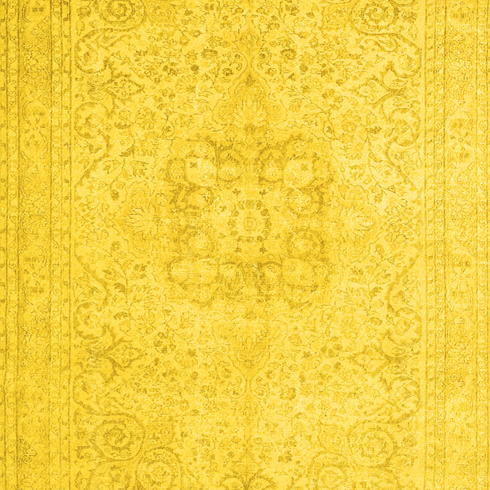 Machine Washable Persian Yellow Traditional Rug, wshtr3578yw