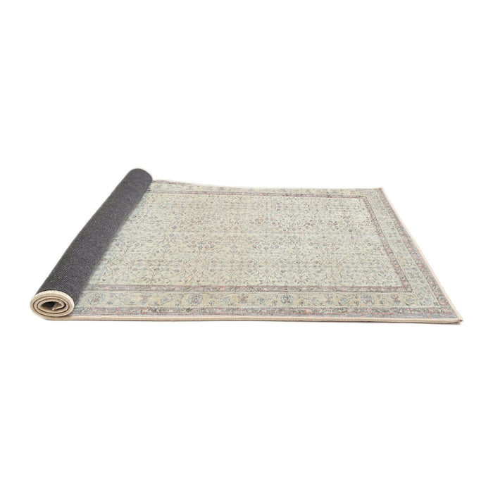 Sideview of Traditional Champagne Beige Persian Rug, tr3579