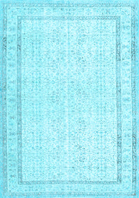 Persian Light Blue Traditional Rug, tr3579lblu