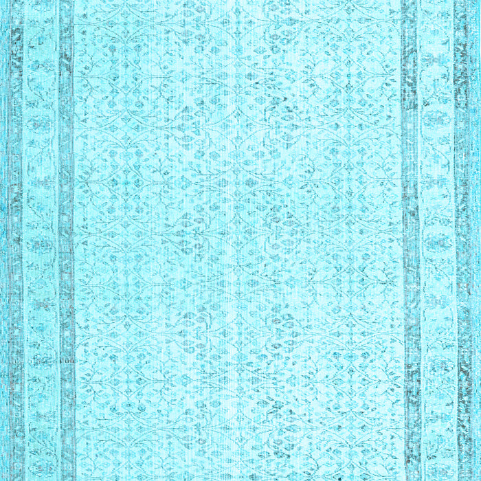 Machine Washable Persian Light Blue Traditional Rug, wshtr3579lblu