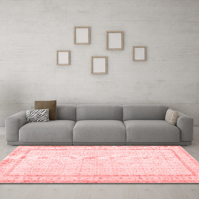 Traditional Red Washable Rugs