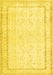 Persian Yellow Traditional Rug, tr3579yw