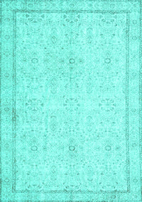 Persian Turquoise Traditional Rug, tr3580turq