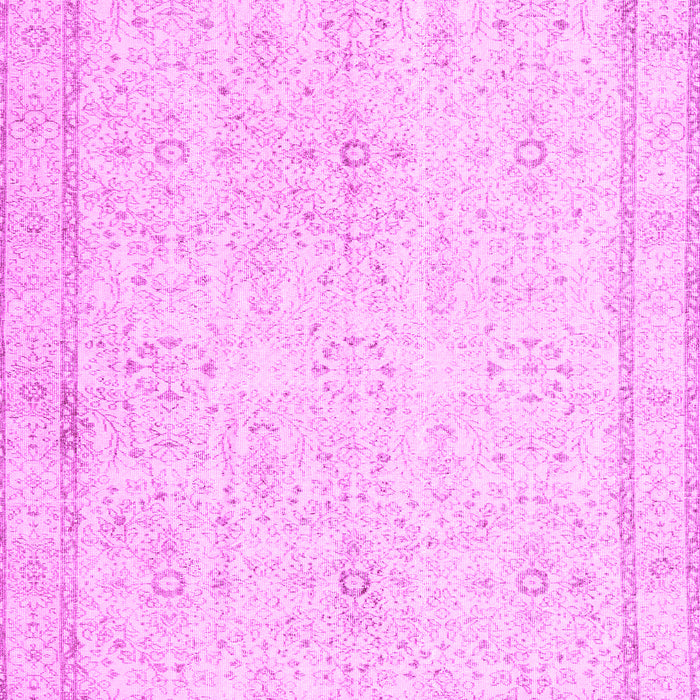 Machine Washable Persian Pink Traditional Rug, wshtr3580pnk