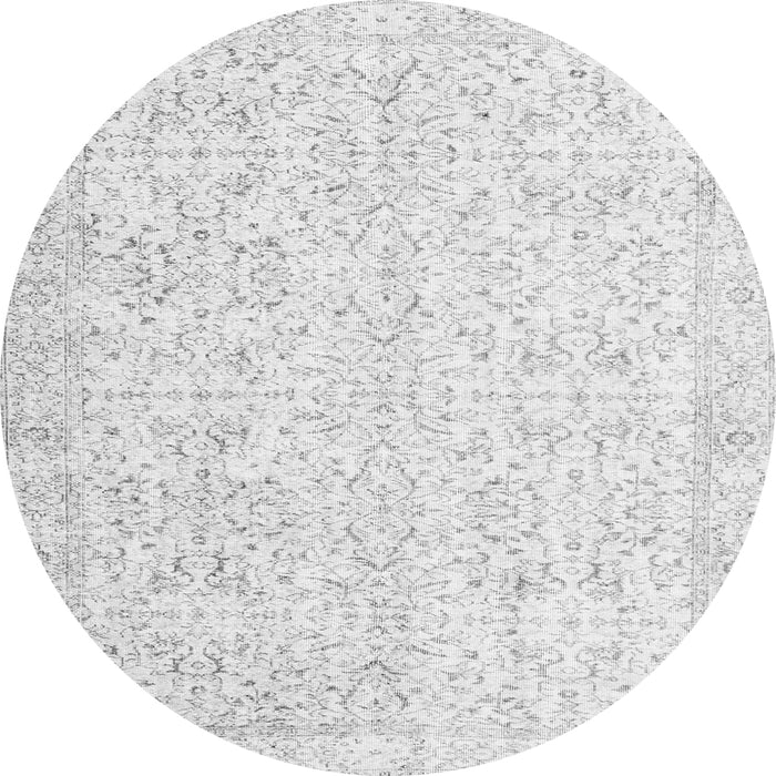 Machine Washable Persian Gray Traditional Rug, wshtr3581gry