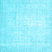 Square Persian Light Blue Traditional Rug, tr3582lblu