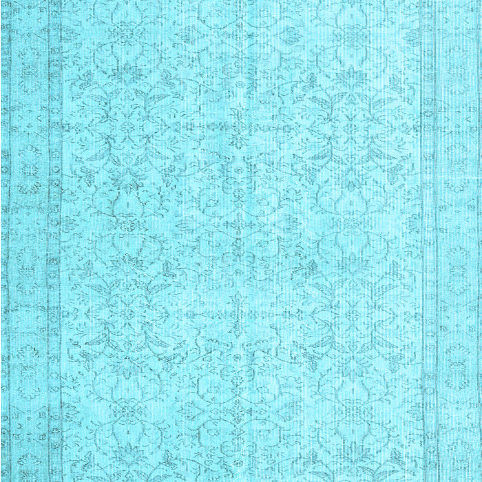 Machine Washable Persian Light Blue Traditional Rug, wshtr3583lblu