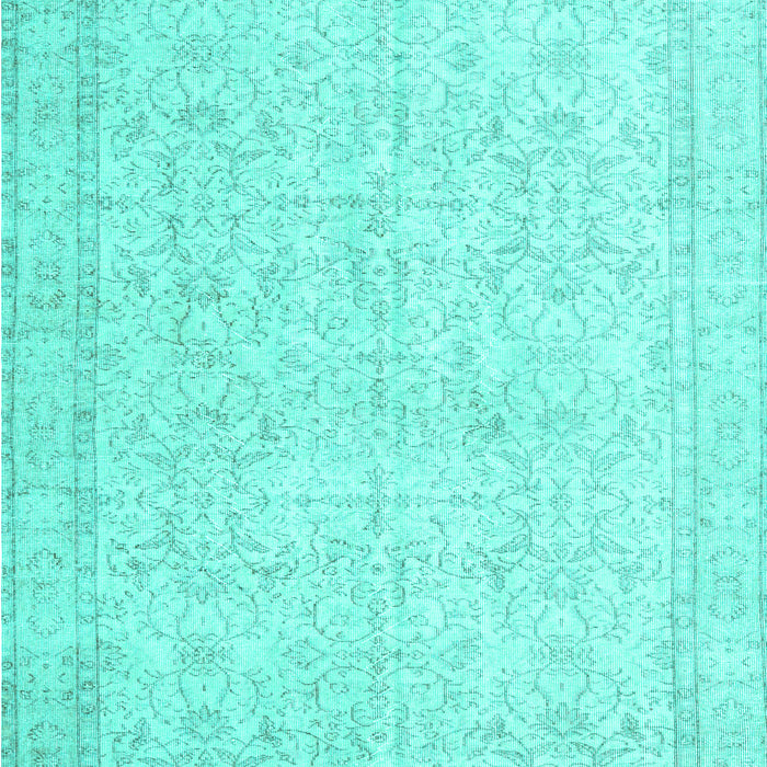 Machine Washable Persian Turquoise Traditional Area Rugs, wshtr3583turq