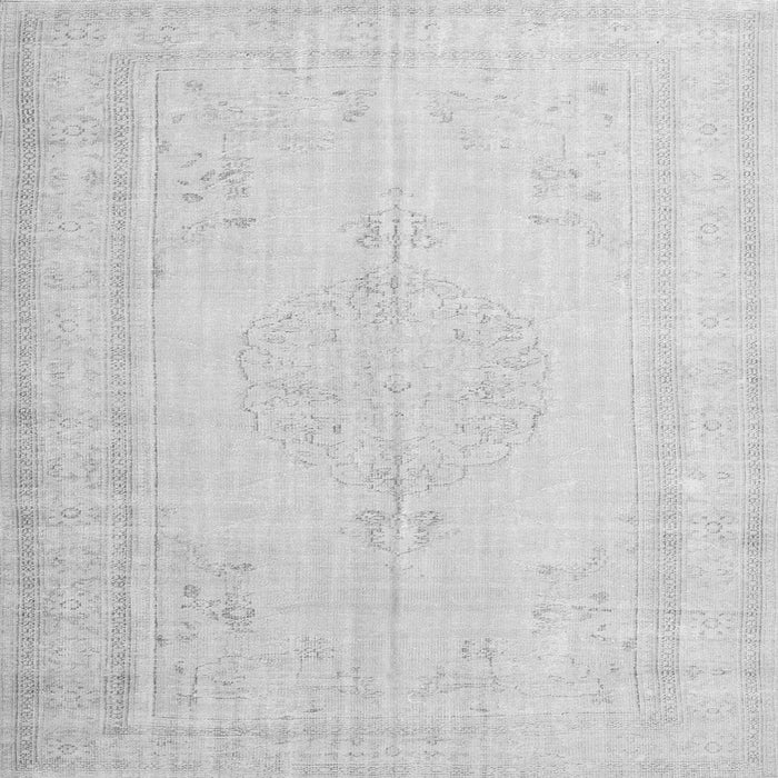 Serging Thickness of Persian Gray Traditional Rug, tr3584gry