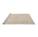 Sideview of Machine Washable Traditional Light Orange Rug, wshtr3585