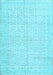 Machine Washable Persian Light Blue Traditional Rug, wshtr3585lblu