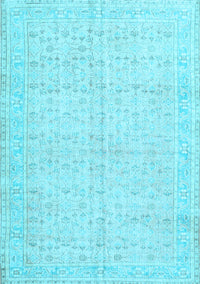 Persian Light Blue Traditional Rug, tr3585lblu