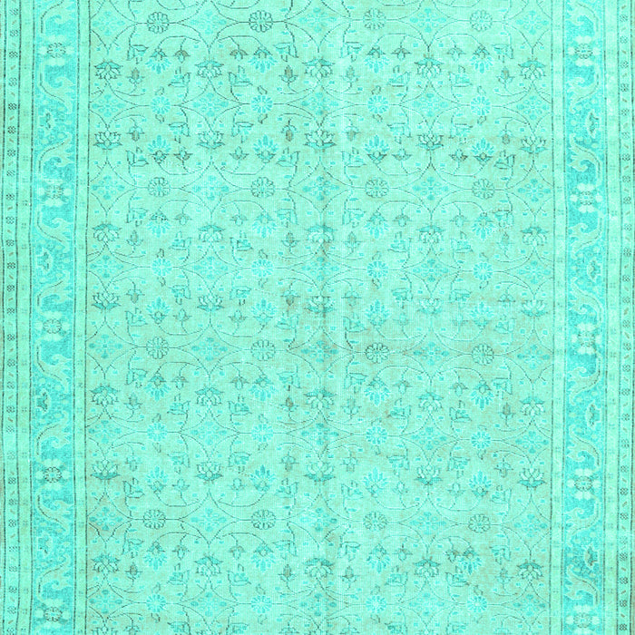 Machine Washable Persian Turquoise Traditional Area Rugs, wshtr3585turq