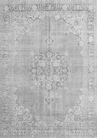 Medallion Gray Traditional Rug, tr3586gry