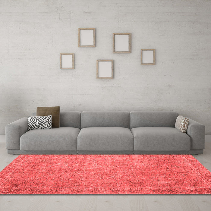 Traditional Red Washable Rugs