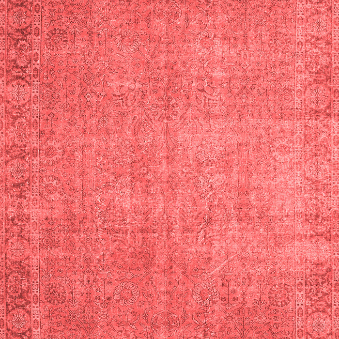 Machine Washable Persian Red Traditional Rug, wshtr3587red