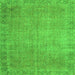 Serging Thickness of Persian Green Traditional Rug, tr3587grn