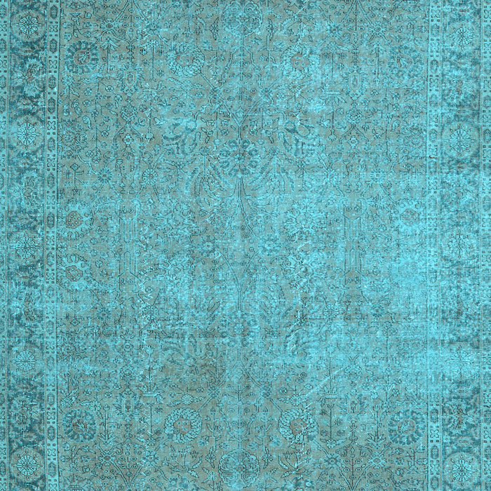 Machine Washable Persian Light Blue Traditional Rug, wshtr3587lblu