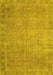 Machine Washable Persian Yellow Traditional Rug, wshtr3587yw