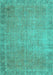 Persian Turquoise Traditional Rug, tr3587turq
