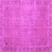 Square Persian Pink Traditional Rug, tr3587pnk