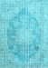 Persian Light Blue Traditional Rug, tr3588lblu