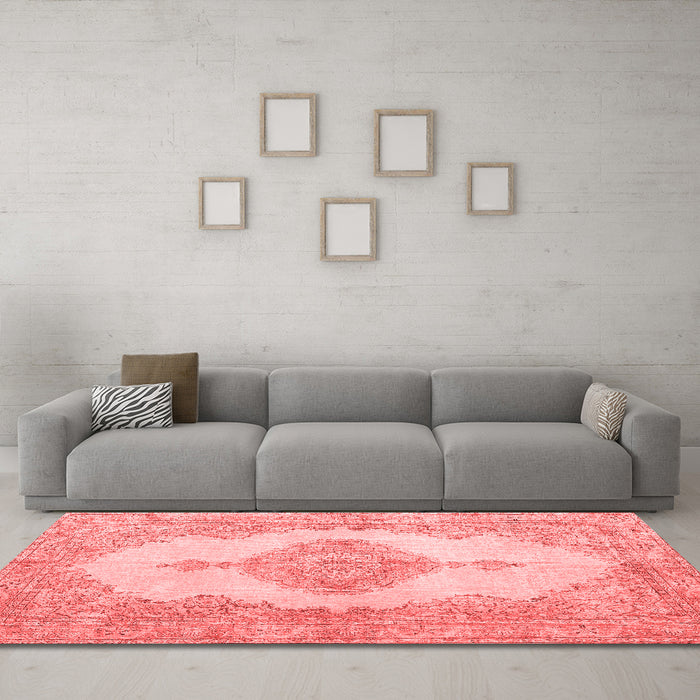 Traditional Red Washable Rugs