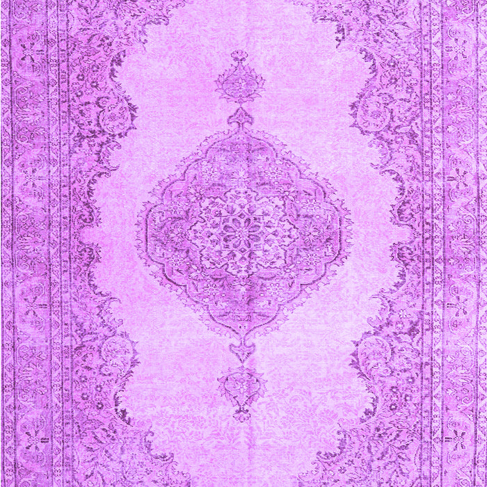 Machine Washable Persian Purple Traditional Area Rugs, wshtr3589pur