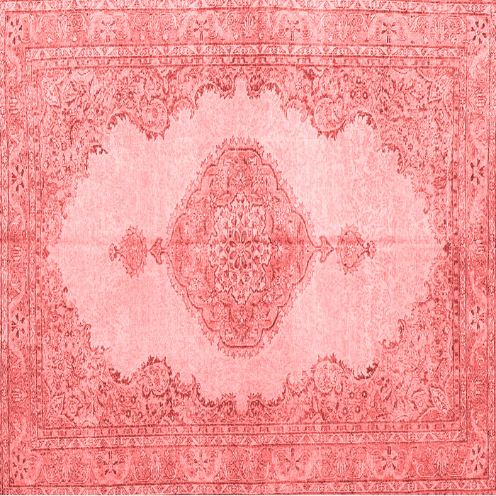 Machine Washable Persian Red Traditional Rug, wshtr3589red