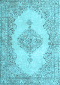 Persian Light Blue Traditional Rug, tr3589lblu