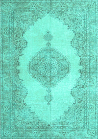 Persian Turquoise Traditional Rug, tr3589turq