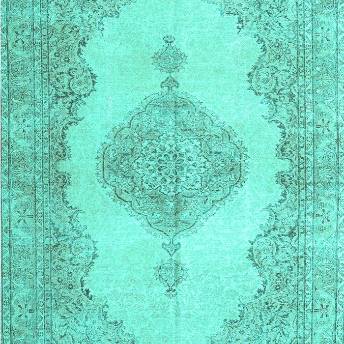 Persian Turquoise Traditional Rug, tr3589turq