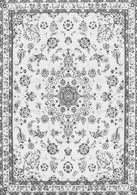 Medallion Gray Traditional Rug, tr358gry