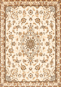 Medallion Orange Traditional Rug, tr358org